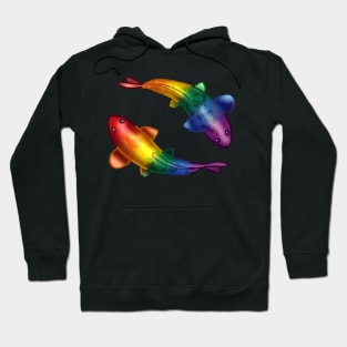 Rainbow Koi Fish Hoodie